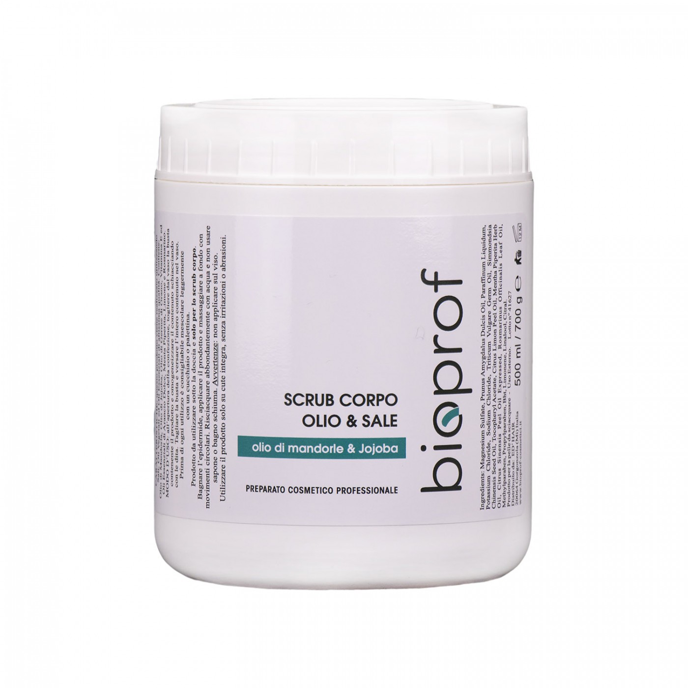 prodotto SCRUB CORPO OLIO E SALE OLIO DI MANDORLE E JOJOBA 700 gr