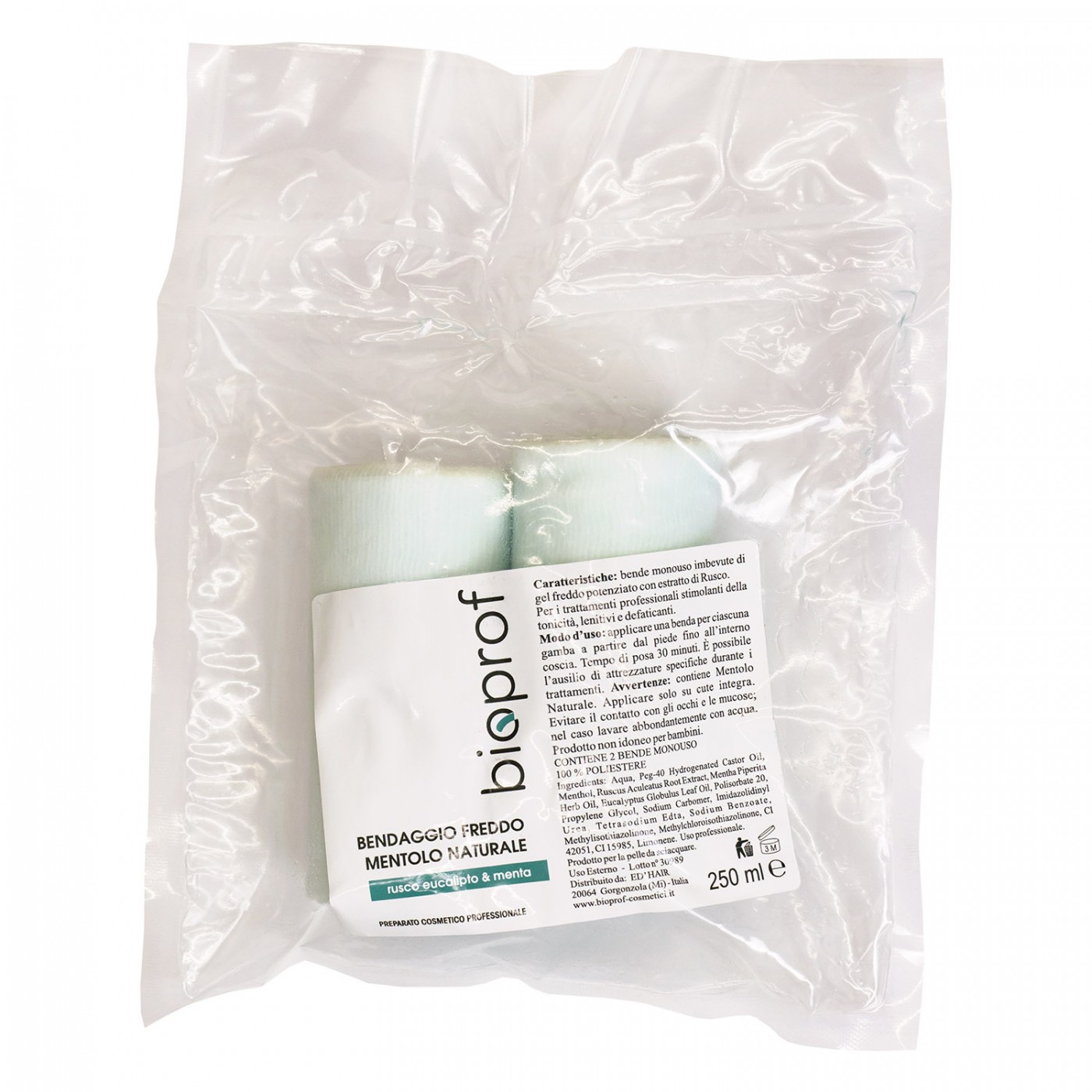 prodotto COLD BODY WRAP TONING AND STIMULATING 4 pcs